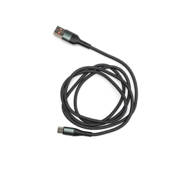 USB A - USB C charging and data transfer cable
