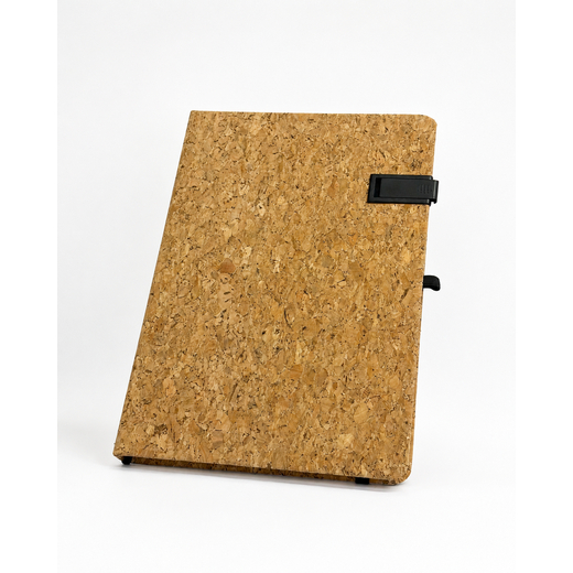 Business Set: A5 Cork Notebook + USB Flash Drive