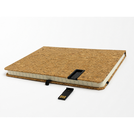 Business Set: A5 Cork Notebook + USB Flash Drive - Image 3