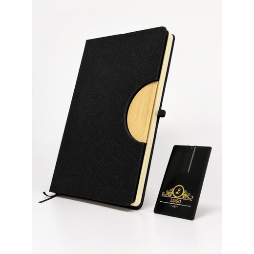 Business set: A5 notebook + USB card